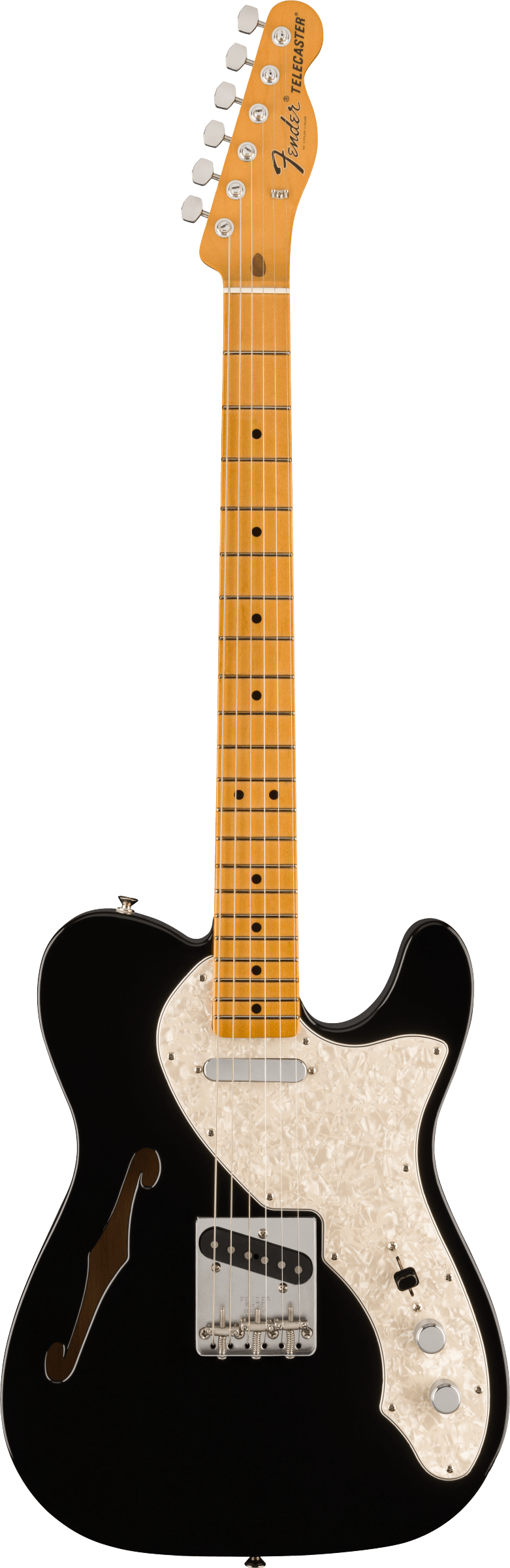 Fender Vintera II '60s Telecaster Thinline Maple Fingerboard Black 