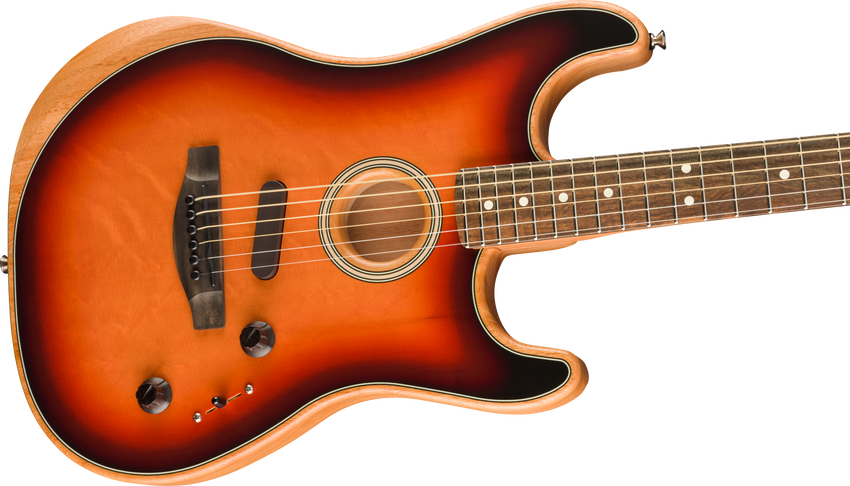 Fender AMERICAN ACOUSTASONIC STRATOCASTER 3CS  3-Color Sunburst