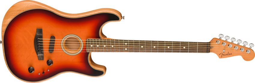 Fender AMERICAN ACOUSTASONIC STRATOCASTER 3CS  3-Color Sunburst