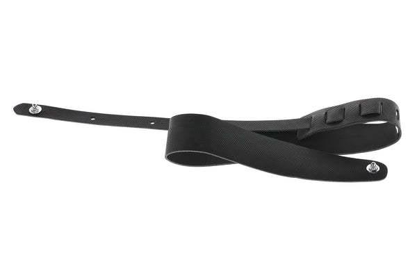 GEWA guitar strap Premium Plain 70 Security Locks Color: Black Punctured
