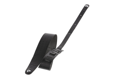 GEWA Gitarrengurt Premium Plain 70 Security Locks Farbe:Black Grained