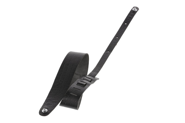 GEWA Tracolla per chitarra Premium Plain 70 Security Locks Colore:Nero Grana