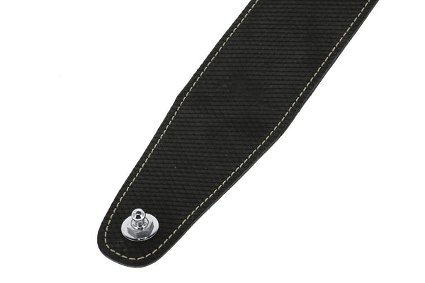 GEWA Gitarrengurt Premium Pattern 65 Security Locks Farbe:Black Diamond