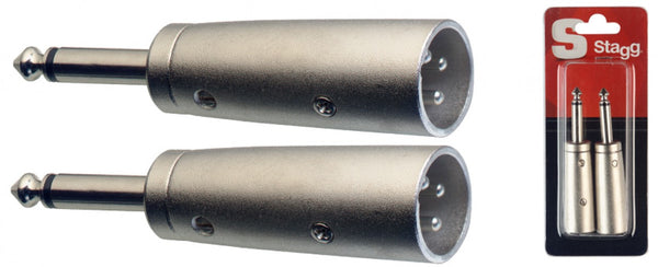 STAGG AC-XMPMH XLR M - 6,3mm Mono Klinke