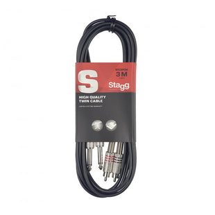 Stagg STC3PMC 2x jack 6.3 to 2x RCA