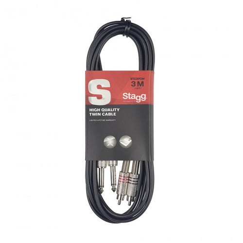 Stagg STC3PMC da 2x jack 6,3 a 2x RCA