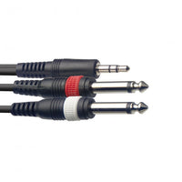 STAGG SYC2/MPS2XM Y-Kabel, Mini-Klinke/XLR (m/m), 2 m