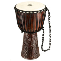 MEINL PROADJ2-M Professional African Style Djembe - Village Carving - Medium
