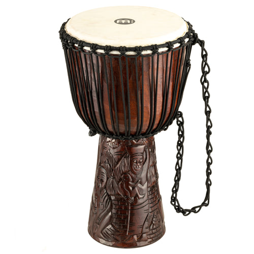 MEINL PROADJ2-M Professional African Style Djembe - Village Carving - Medium