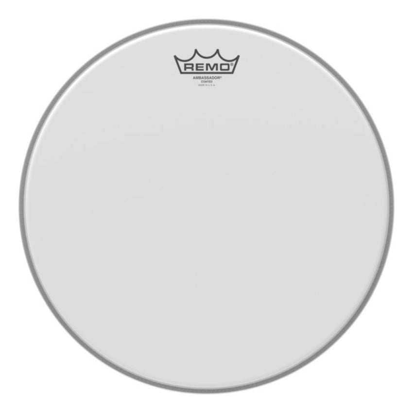 REMO 20" bass drum drum skin AMBASSADOR WHITE COATED 