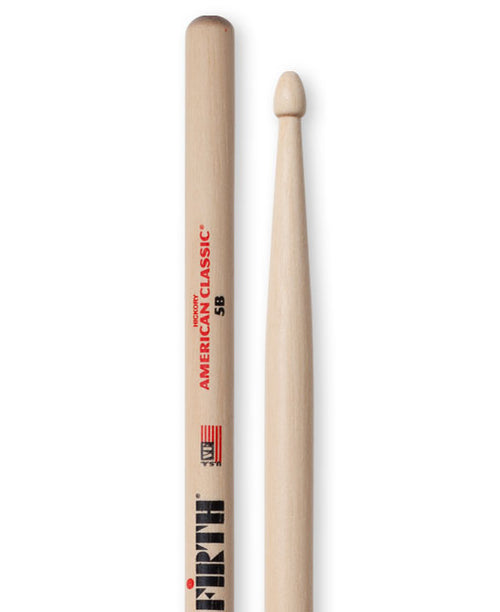 Bacchette Vic Firth 5B American Classic in Hickory 
