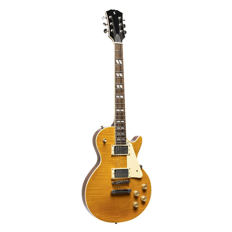 Stagg SEL-DLX HONEY E-Gitarre im LP Look