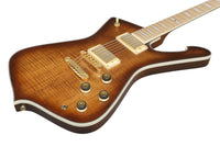 Ibanez IC420MFM-CML -  Iceman E-Gitarre 6-String - Caramel Burst Low Gloss + Gigbag