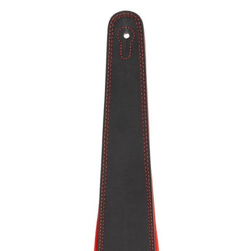 STAGG SLPL-NUBUK-RED Leather Guitar Strap