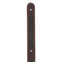 STAGG SLPL-NUBUK-RED Ledergitarrengurt