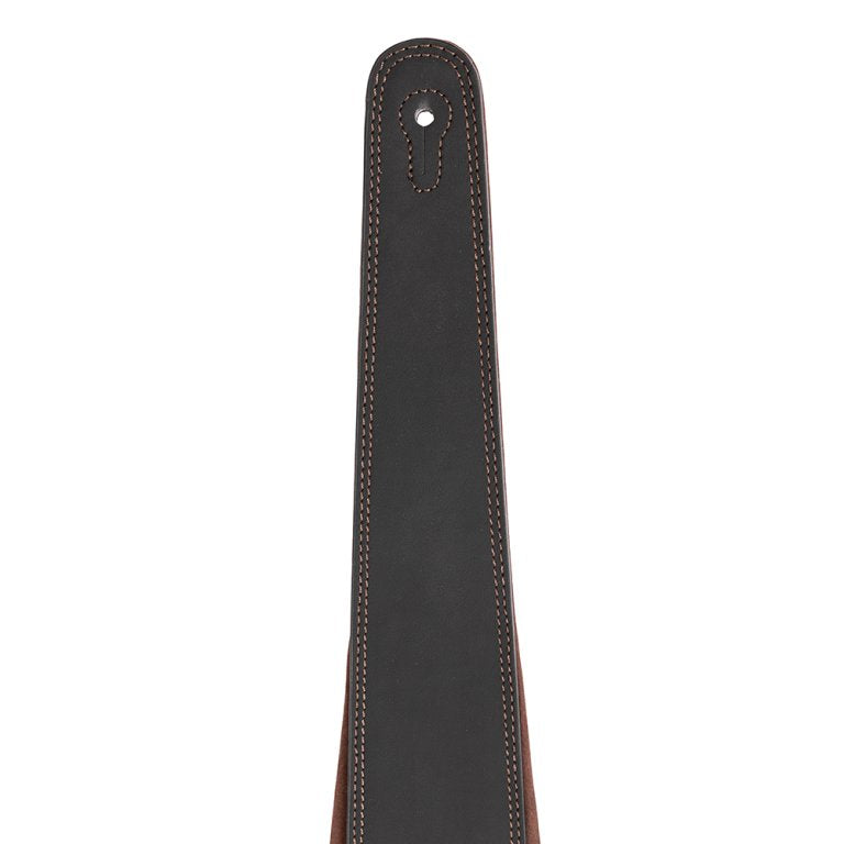 STAGG SLPL-NUBUK-BRWN Leather Guitar Strap
