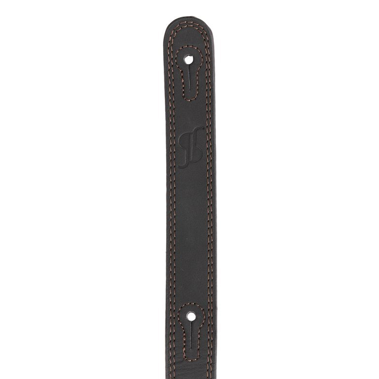 STAGG SLPL-NUBUK-BRWN Leather Guitar Strap