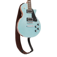 STAGG SLPL-NUBUK-BRWN Leather Guitar Strap