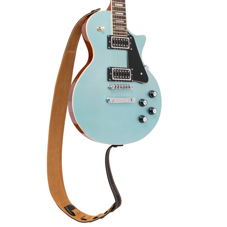 STAGG SLPL-NUBUK-BEIGE Leather Guitar Strap