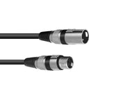 OMNITRONIC Cavo XLR 3pin 1m nero
