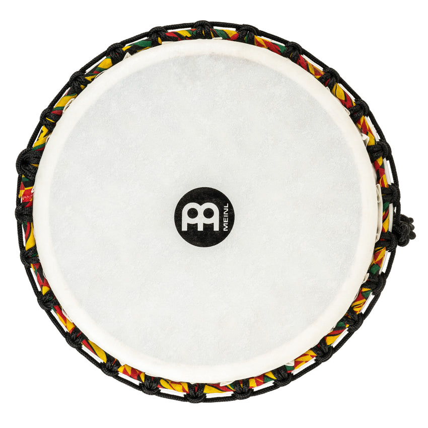 Meinl Percussion PADJ5-M-F - 10 Zoll Rope Tuned Travel Series Djembes, Synthetic Head, Simbra