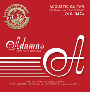 Adamas Historic Reissue Phosphor Bronze set 12 corde 010-047