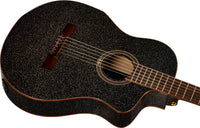 NEU Ortega The Private Room 4/4 Black Rainbow Sparkle Konzertgitarre inkl. Gigbag