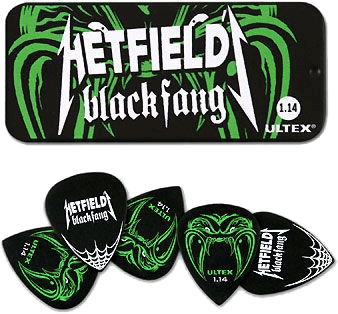 Plettri per chitarra DUNLOP Hetfield Black Fang 1,14 mm