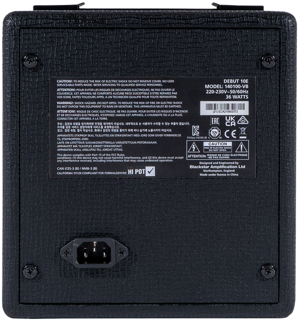 Blackstar Debut 10E BLK