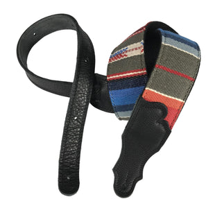 Franklin Strap 2″ Saddle Blanket Guitar Strap Black