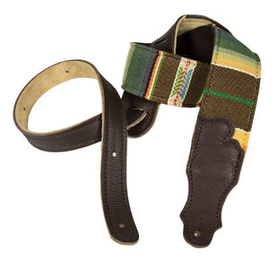 Franklin Strap 2″ Saddle Blanket Guitar Strap Chocolate