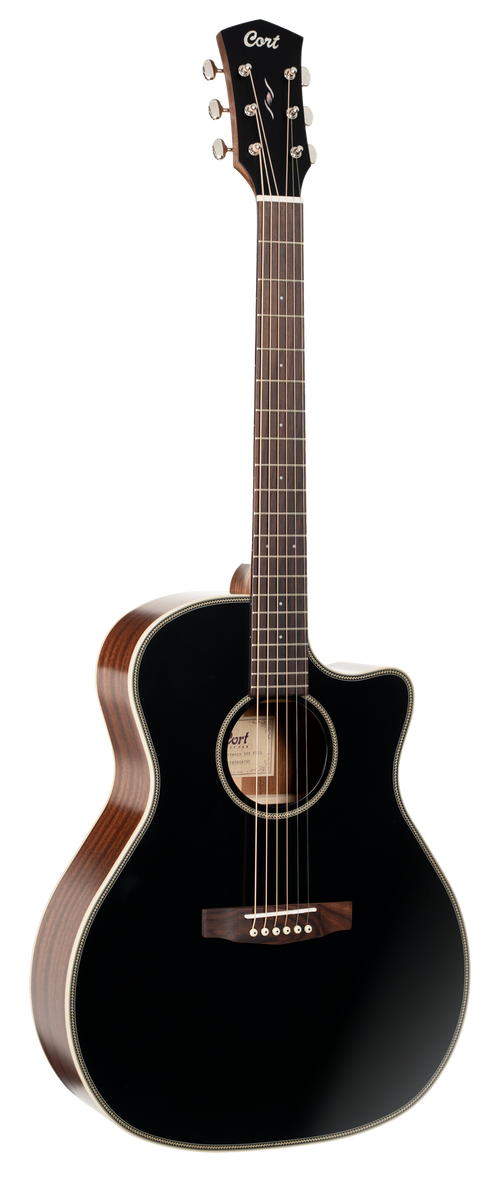 CORT Essence GA4 - Black Top Semi Gloss