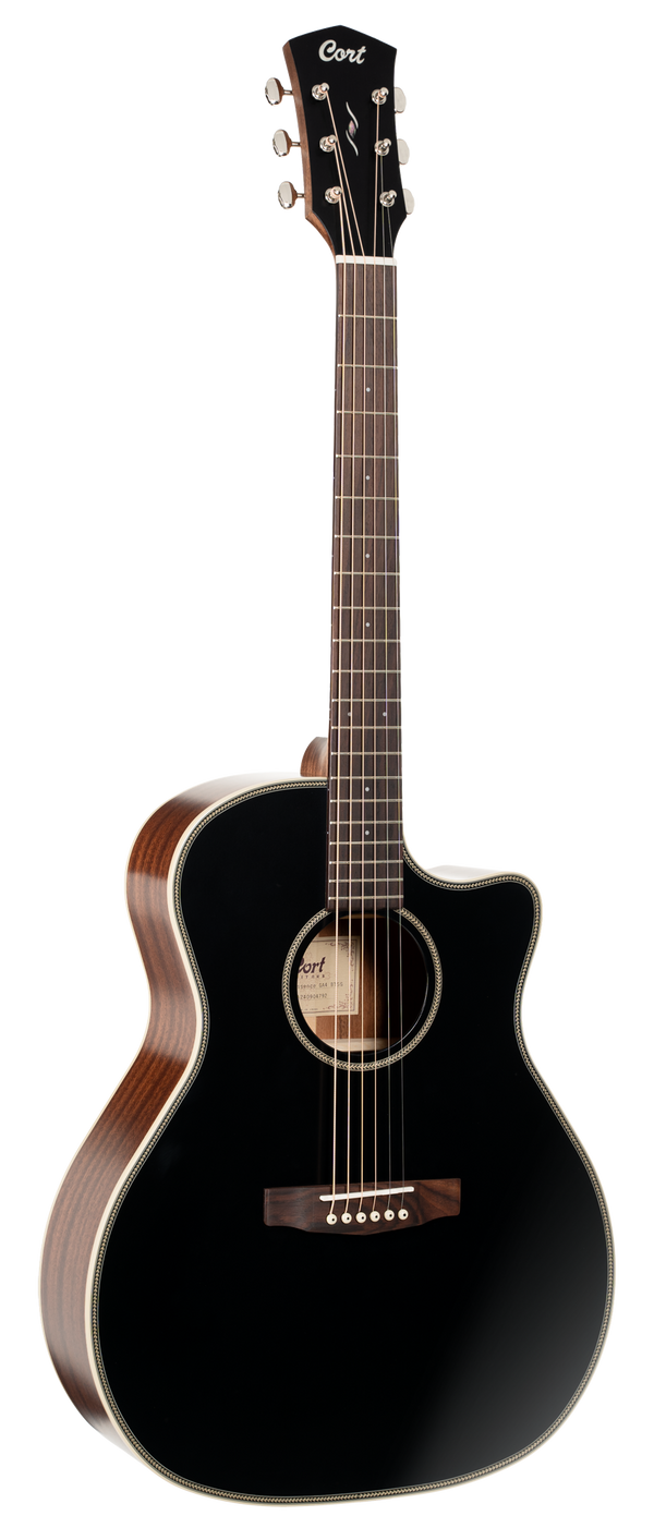 CORT Essence GA4 - Black Top Semi Gloss