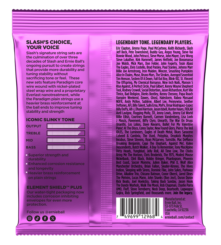 Ernie Ball EB2200 Slinky Nickel Slash Signature 11-48