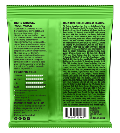 ERNIE BALL EB22010 Papa Hets Hardwired Master Core Sign .11-50
