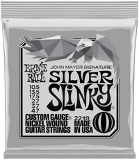 Ernie Ball John Mayer Silver Slinky Nickel Wound Electric Guitar Strings 10.5-47