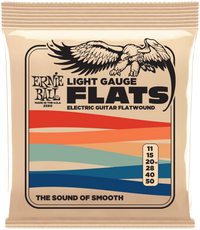 ERNIE BALL Slinky Nickel Flatwound, leggero .011-.050