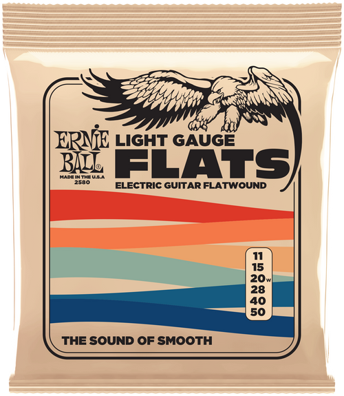 ERNIE BALL Slinky Nickel Flatwound, leggero .011-.050