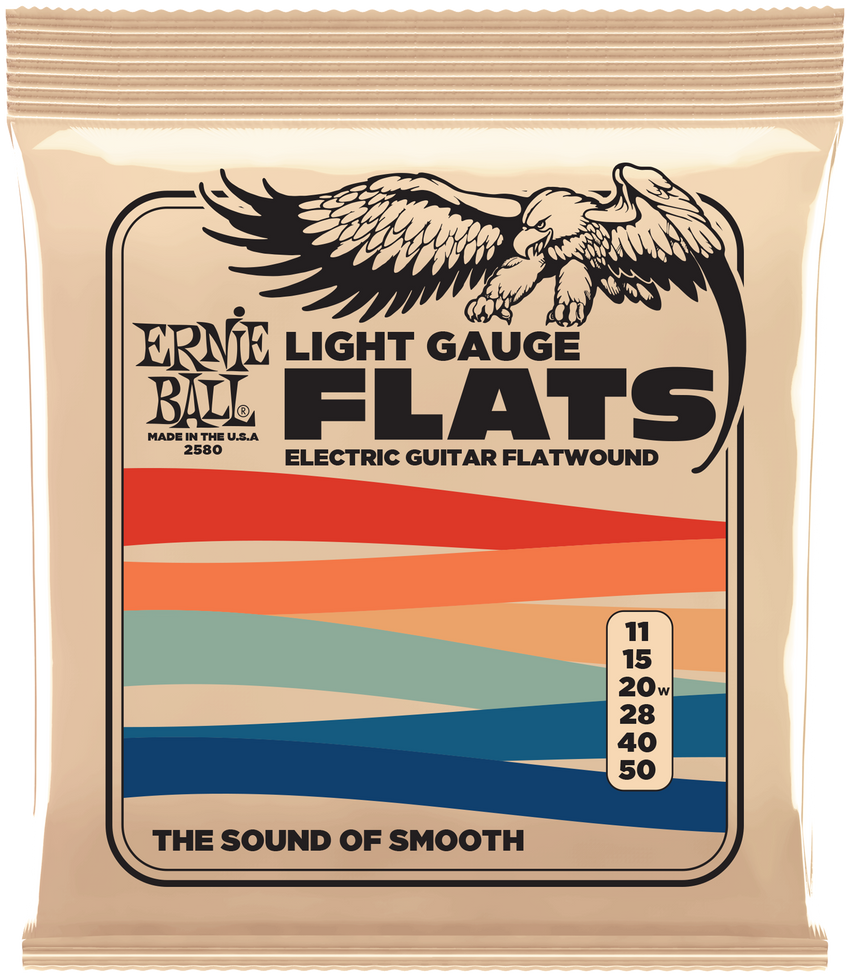 ERNIE BALL Slinky Nickel Flatwound, leggero .011-.050