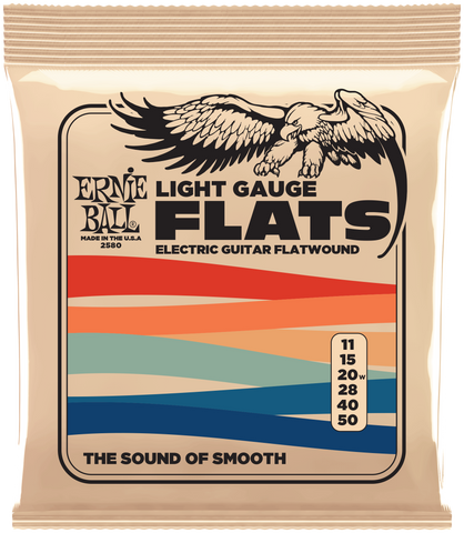 ERNIE BALL Slinky Nickel Flatwound, Light .011-.050