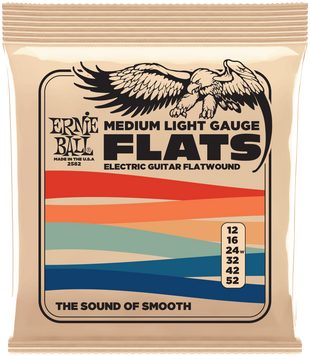 ERNIE BALL Slinky Nickel Flatwound, Medio Leggero .012-.052