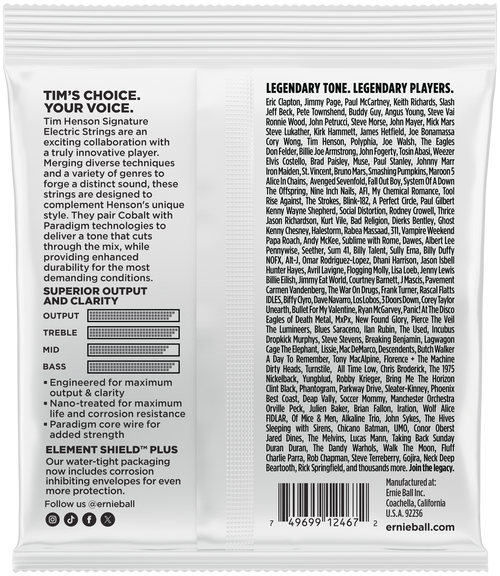 Ernie Ball EB3826 Tim Henson Signature 9.5-46