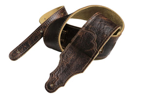 Franklin 2,5" Chocolate American Bison Leather