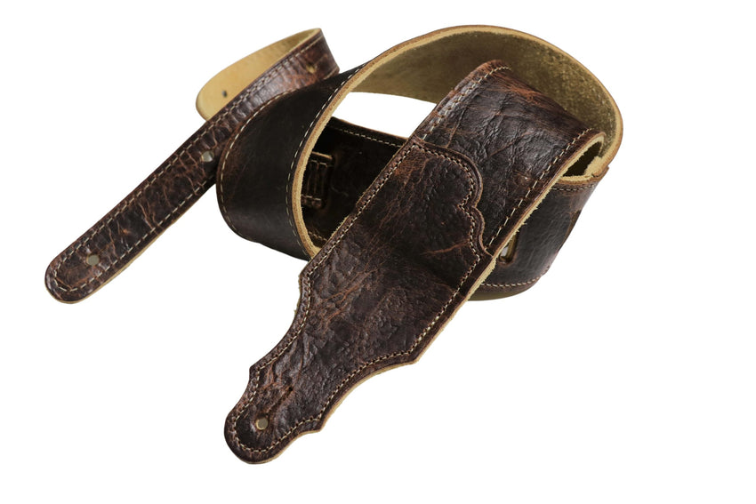 Franklin 2,5" Chocolate American Bison Leather