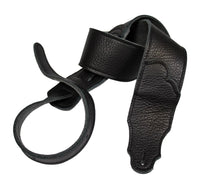 Franklin Strap 2,5" Original Black Glove Leather Guitar Strap