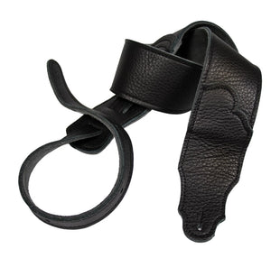 Franklin Strap 2,5" Original Black Glove Leather Guitar Strap