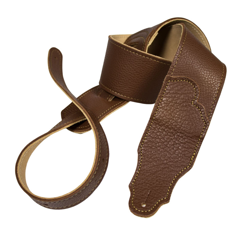 Franklin Strap 2,5" Original Caramel Glove Leather Guitar Strap