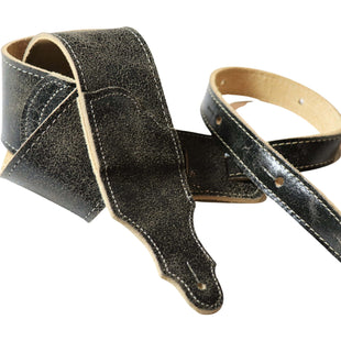 Franklin Strap 2.5" Slate Distressed Leather Black