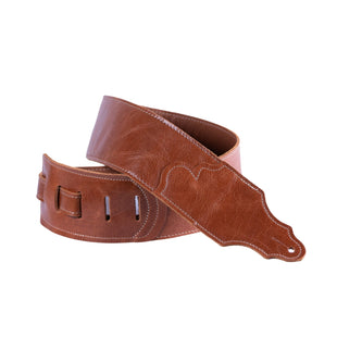 Franklin Strap 3” Jackson Hole “Aged” Leather/Contrast Stitching Cognac