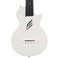 Cascha Concert Ukulele Carbon Fiber White